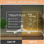 Children Magic Light Board Luminous Toys LED Drawing Blackboard Art Graffiti Coloring Acrylic Board Montessori Kids Toys Girls
