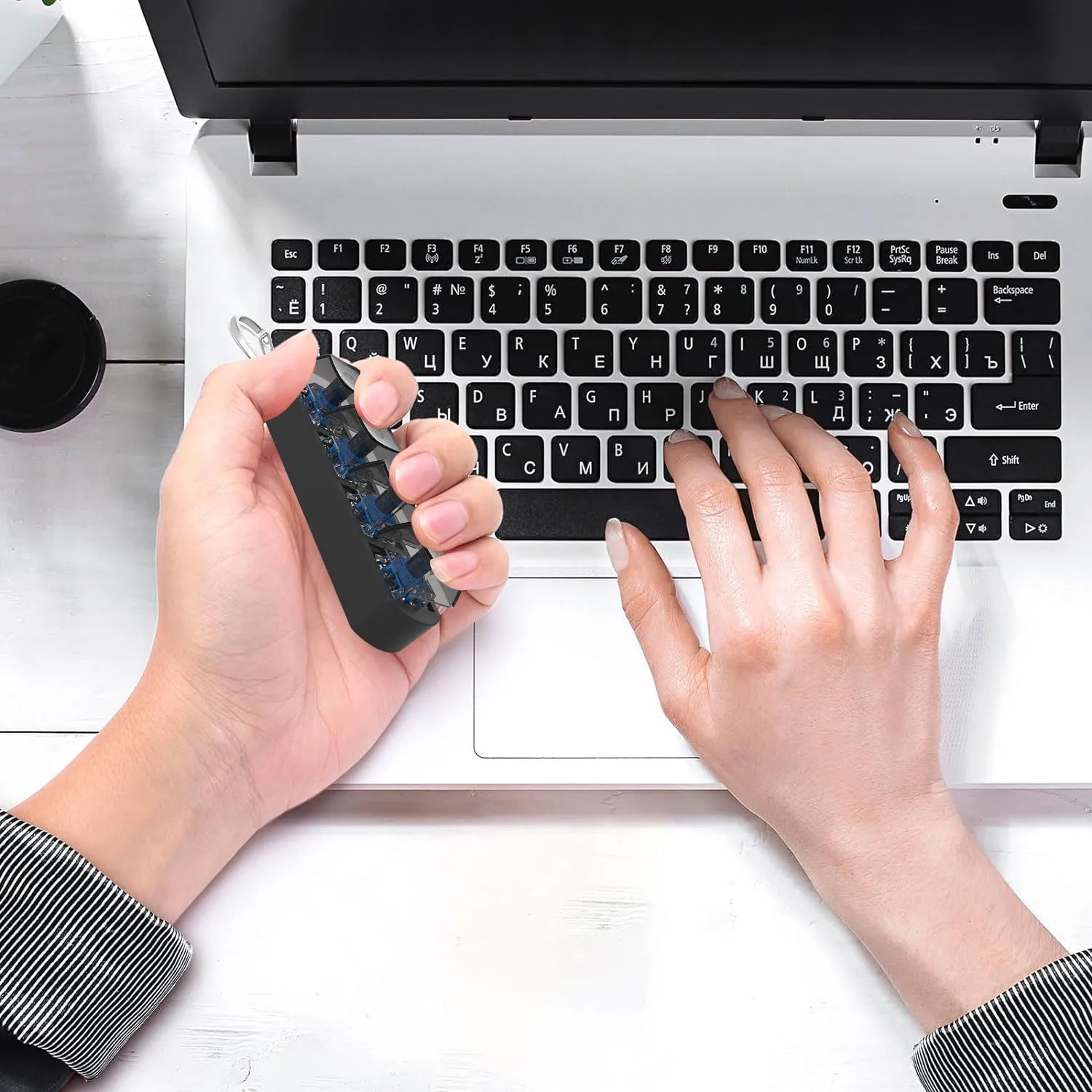 4 Keys Mechanical Keyboard Axis Tester Button Keycaps Office Decompression Toys Calming Stress Relief Keychain Gifts