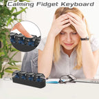 4 Keys Mechanical Keyboard Axis Tester Button Keycaps Office Decompression Toys Calming Stress Relief Keychain Gifts